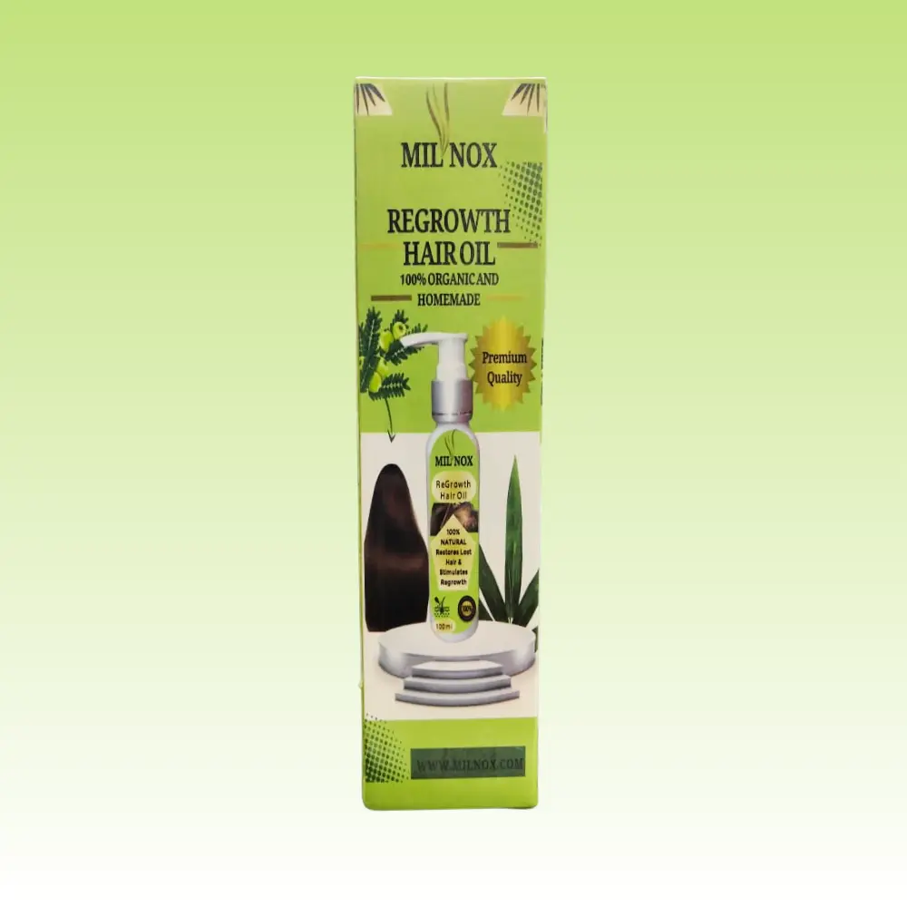 Milnox Regrowth Hair Oil for Hair Growth & Hair Fall Control - Image 3