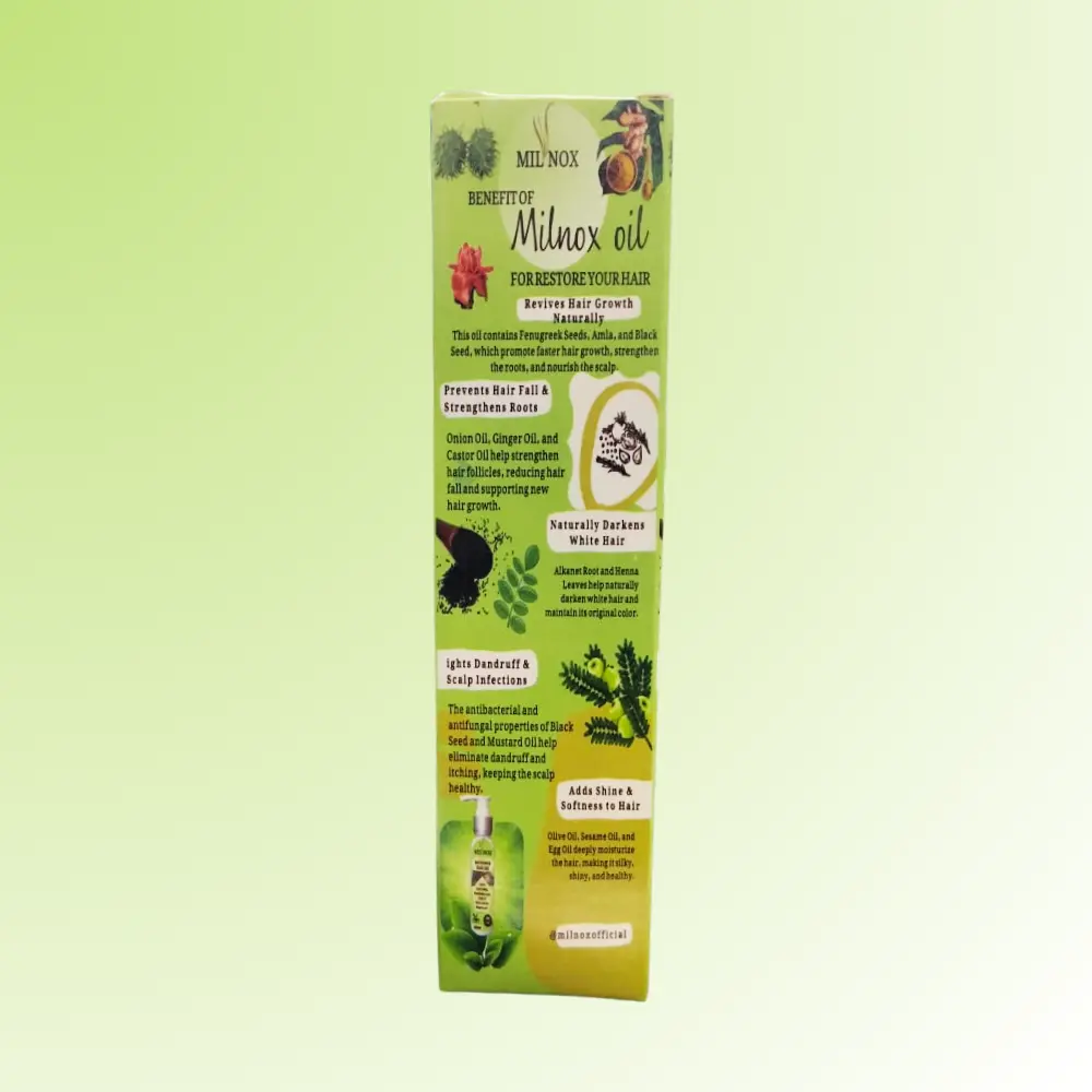 Milnox Regrowth Hair Oil for Hair Growth & Hair Fall Control - Image 4